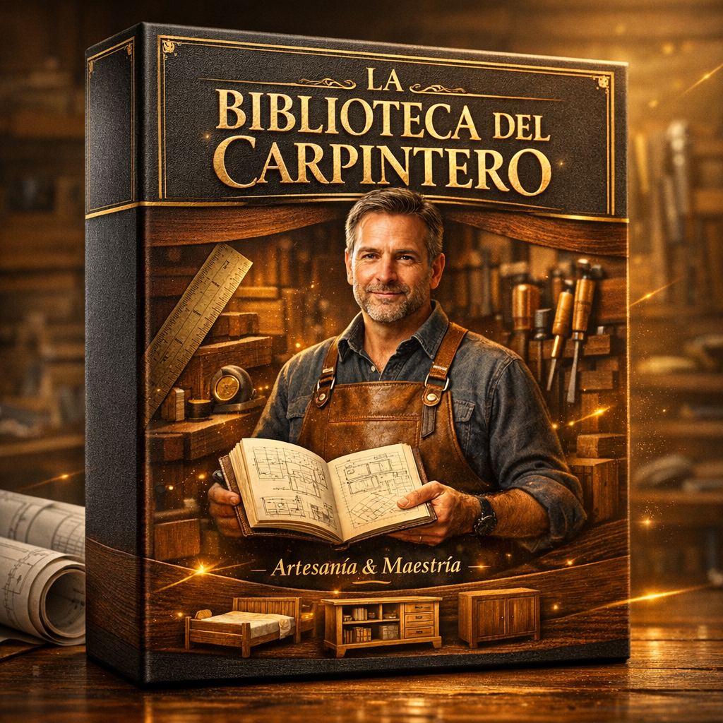 LA BIBLIOTECA DEL CARPINTERO (+6000 PLANOS) + 5 BONUS DE REGALO